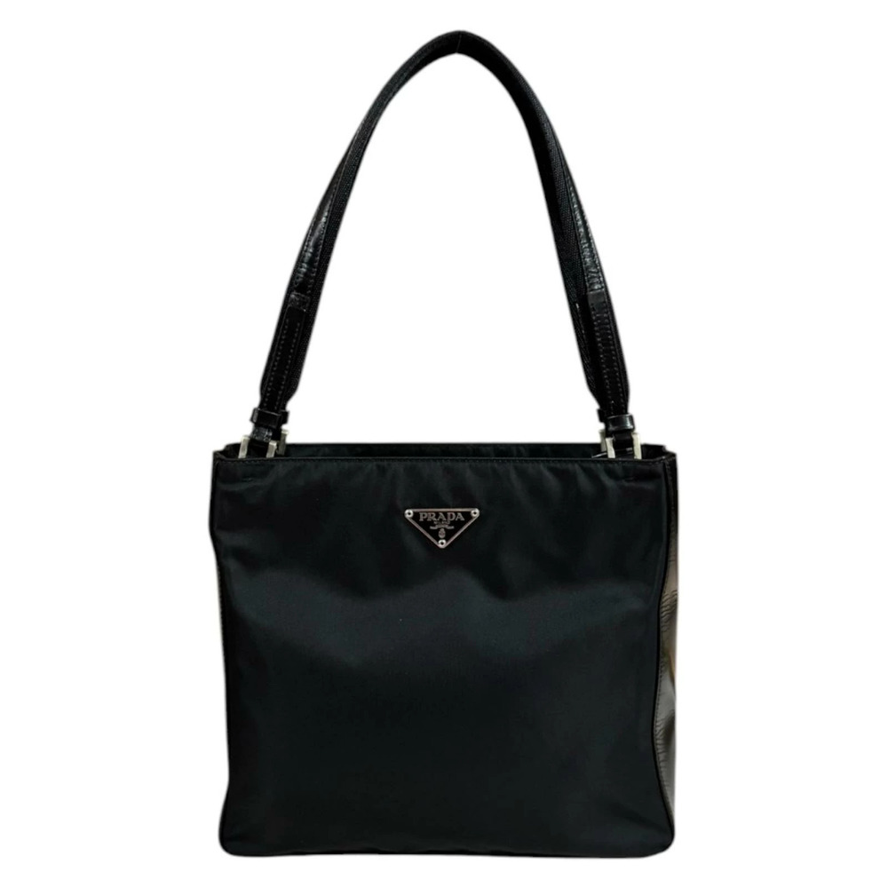 Prada Tessuto Shoulder Bag Black